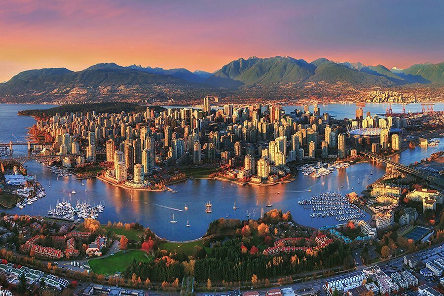 ونکوور از شهرهای توریستی کانادا