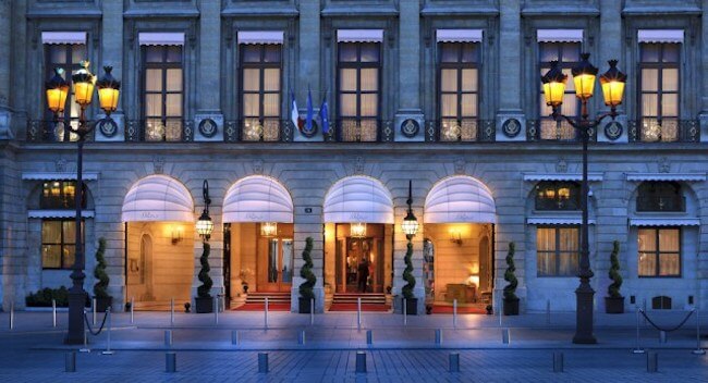 هتل ریتز پاریس از هتل های معروف پاریس
