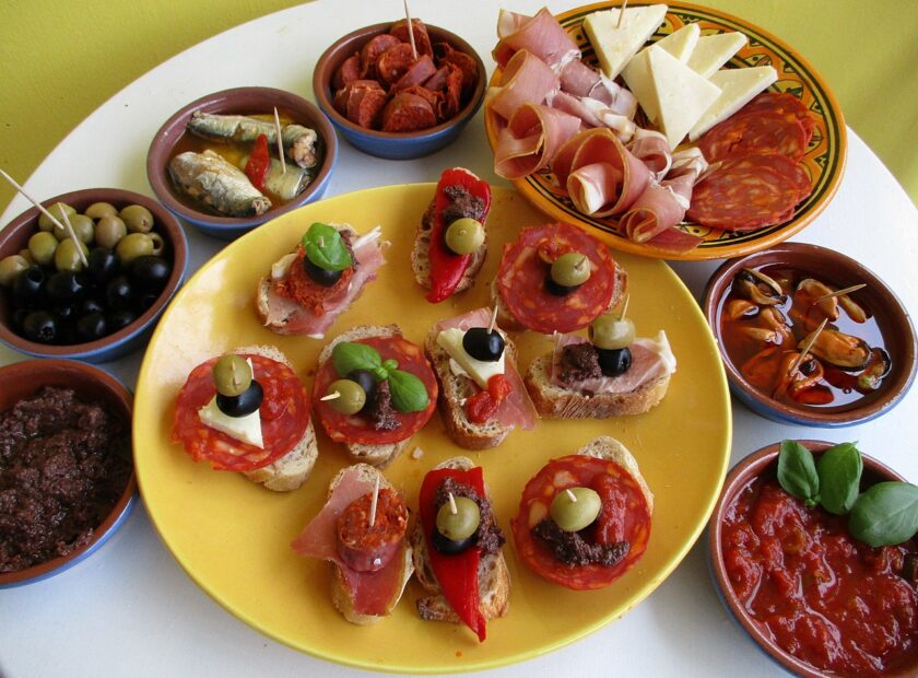 پیش‌غذاهای محبوب در بارسلونا